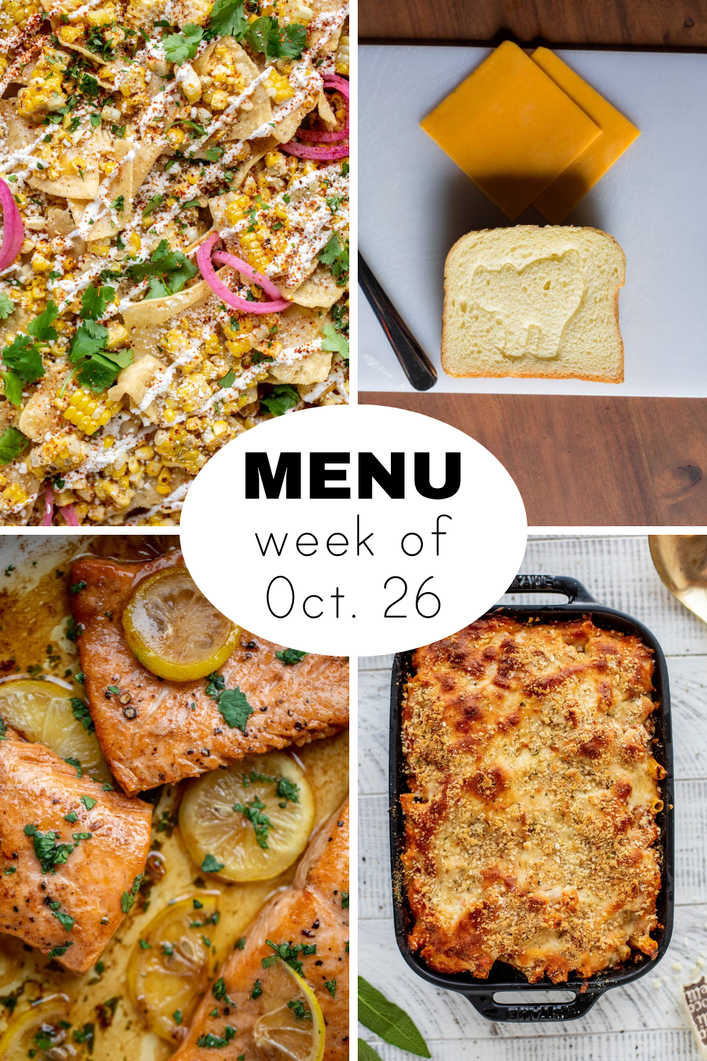 A Weekly Fall Dinner Menu for a Halloween Week