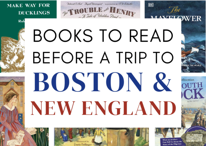 The books our family read before our Boston & New England trip