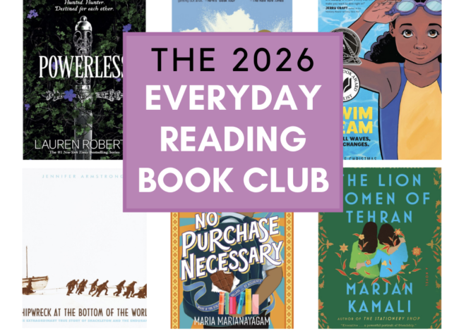 The 2026 Everyday Reading Book Club List