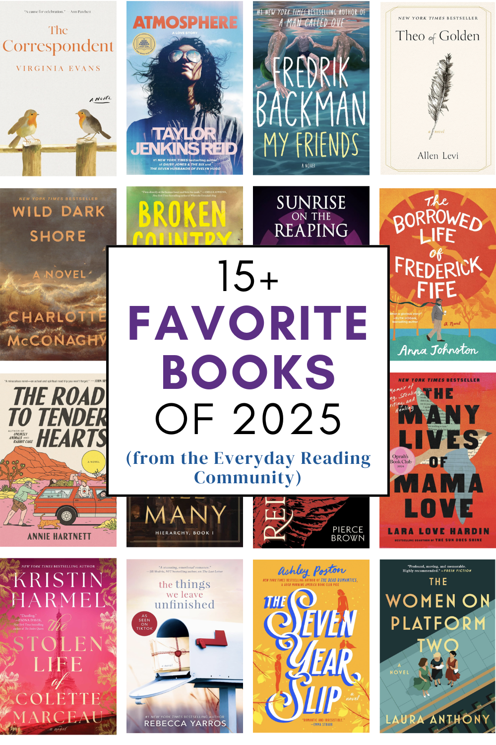 The 15+ Favorite Books of 2025 from the Everyday Reading Community